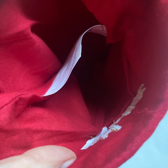 Vintage Needlepoint Christmas Stocking Yellow Lab Doodle Dog Monogram Max - Picture 7 of 7